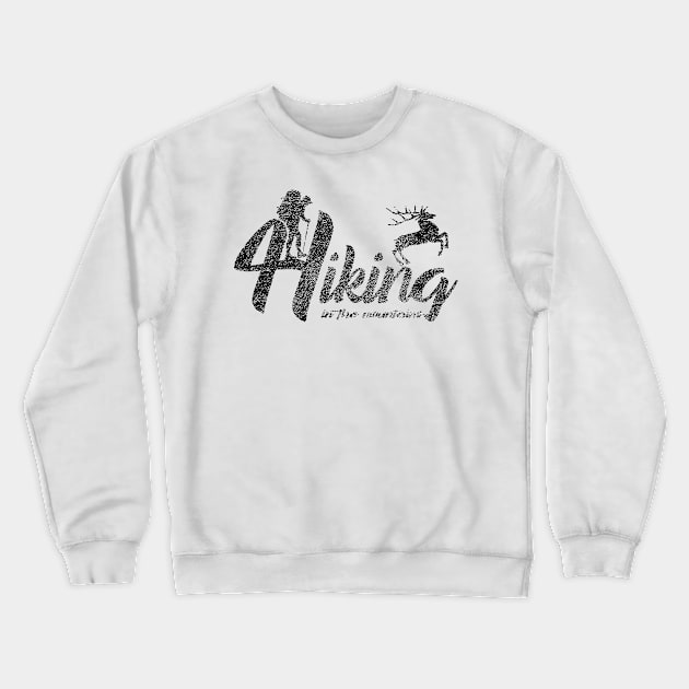 Hiking in Mountians Crewneck Sweatshirt by The Bombay Brands Pvt Ltd